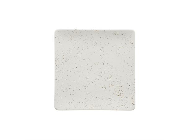 POTTERY tallerken 240x240mm Dekor: Unique White